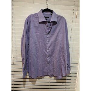 John Varvatos Long‎ Sleeve Button Up Shirt - Size - 17.5